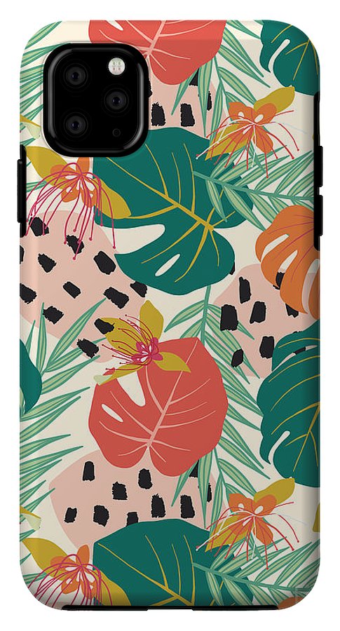 Jungle Floral Pattern  - Phone Case