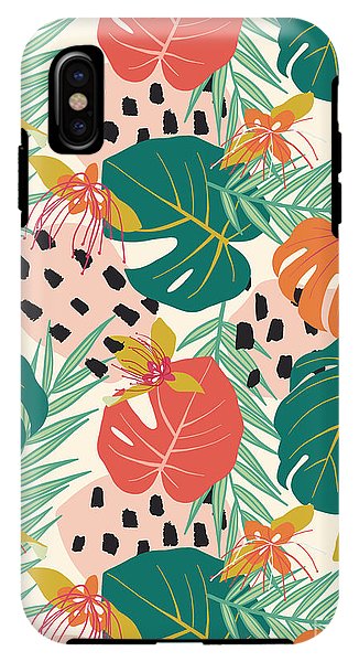 Jungle Floral Pattern  - Phone Case