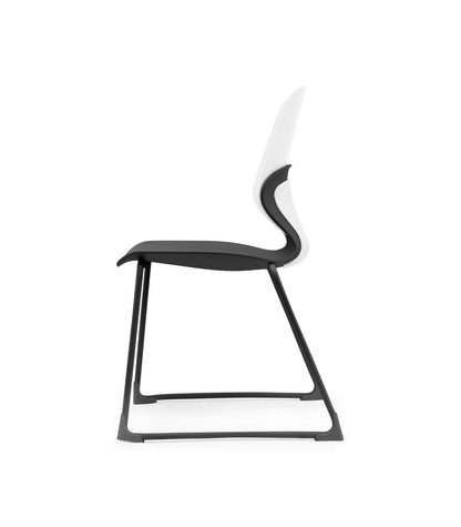 Kaleido Chair Black Sled Frame