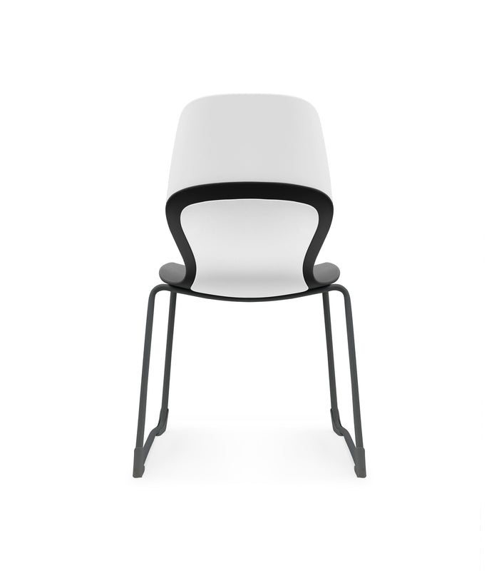 Kaleido Chair Black Sled Frame