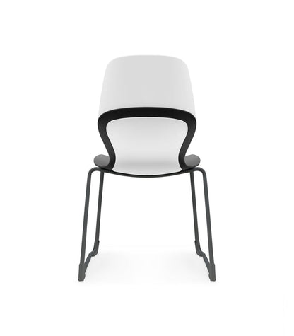 Kaleido Chair Black Sled Frame