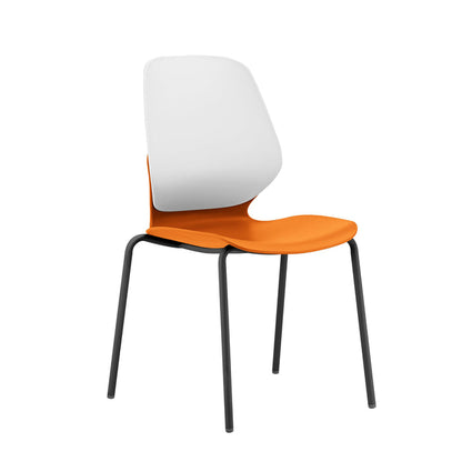 Orange / White