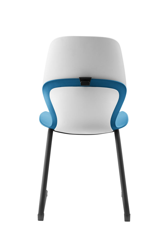 Kaleido Chair With Black Reverse Cantilever Legs