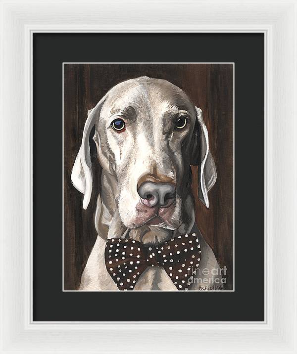 10.5" x 14" / White / Black