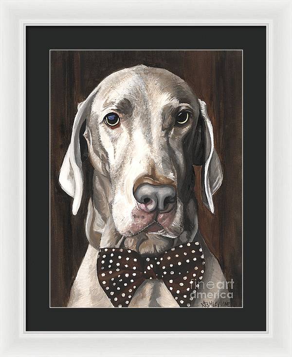 15" x 20" / White / Black