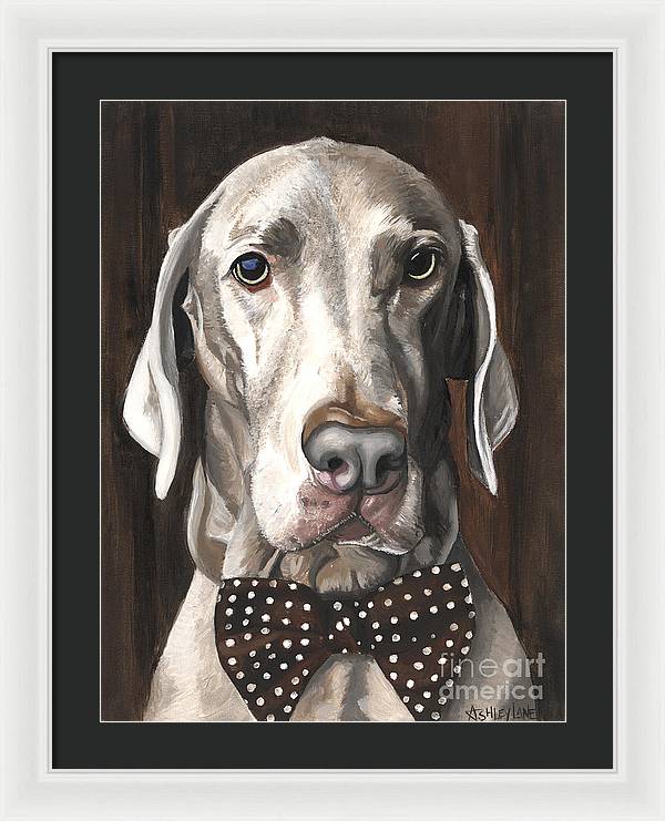 18" x 24" / White / Black
