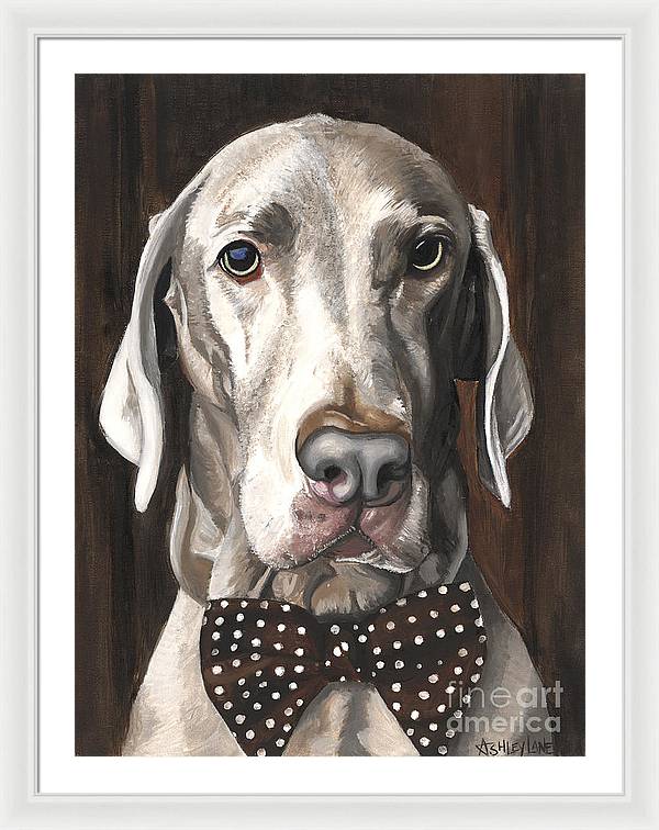 27" x 36" / White / White