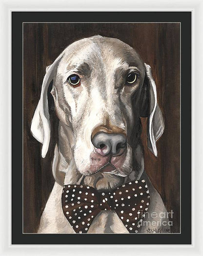 27" x 36" / White / Black