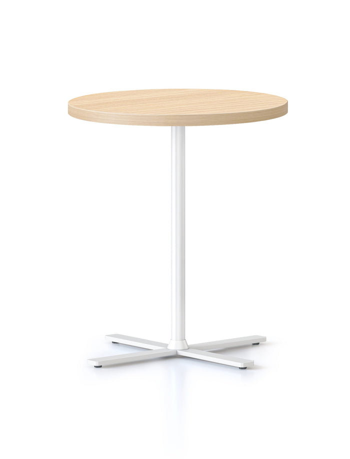 500mm Dia x 587mm H / Natural Oak / White P/C