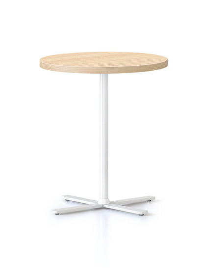 500mm Dia x 587mm H / Natural Oak / White P/C
