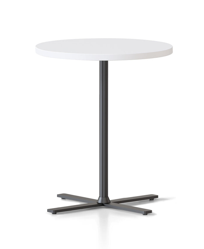 500mm Dia x 587mm H / Natural White / Black P/C