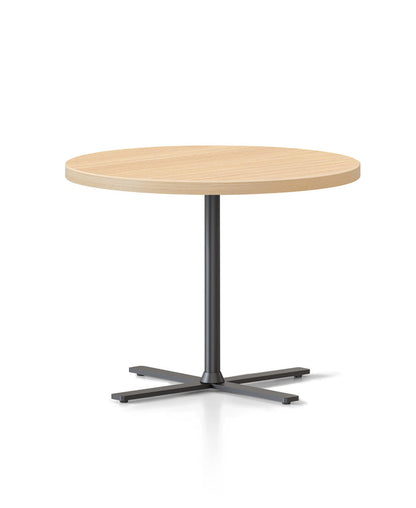 600mm Dia x 457mm H / Natural Oak / Black P/C
