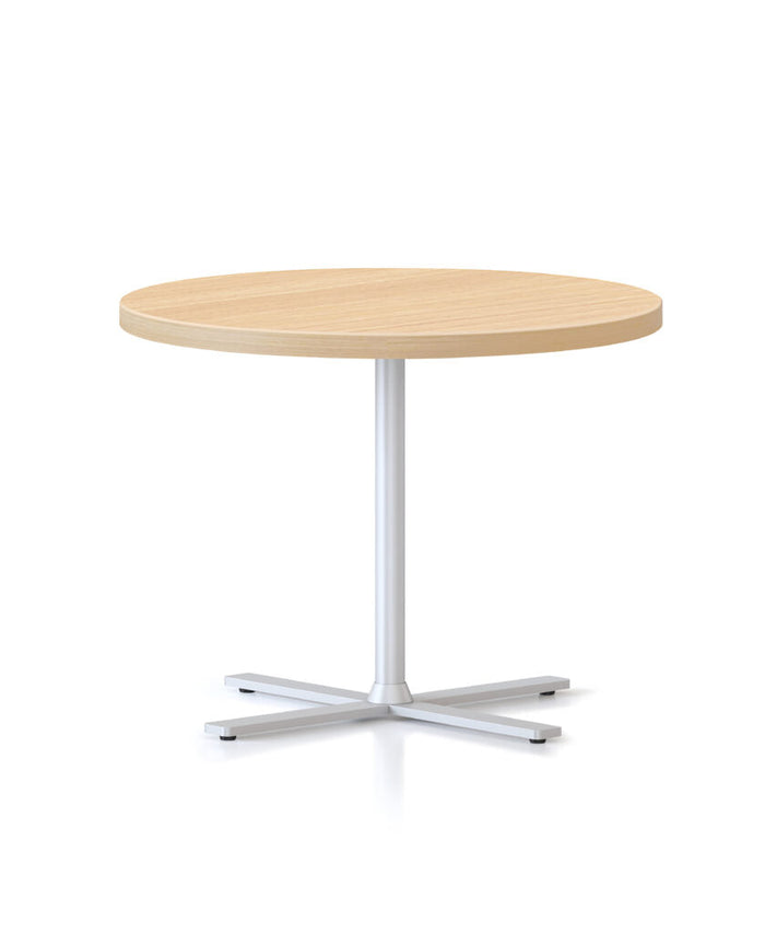 600mm Dia x 457mm H / Natural Oak / White P/C