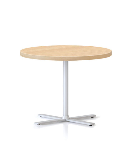 600mm Dia x 457mm H / Natural Oak / White P/C