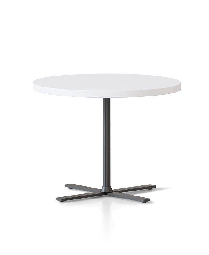 600mm Dia x 457mm H / Natural White / Black P/C
