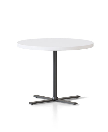 600mm Dia x 457mm H / Natural White / Black P/C