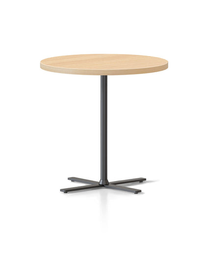 600mm Dia x 587mm H / Natural Oak / Black P/C