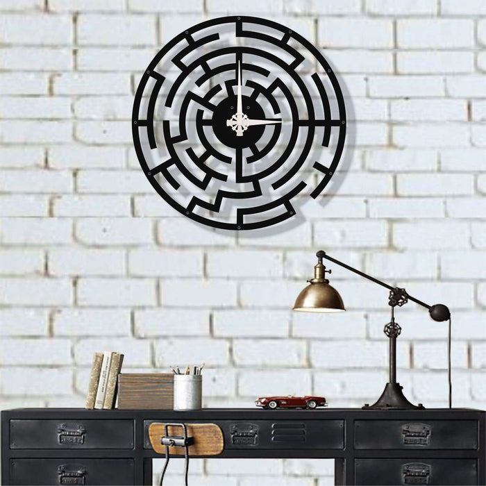 Labyrinth Clock - Wall Clocks available at Dekadron for $69.90