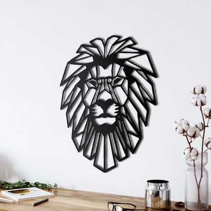Lion Head Metal Wall Art - Decor available at Dekadron for $129.90