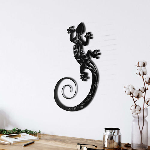 Lizard Metal Wall Art - Decor available at Dekadron for $64.90