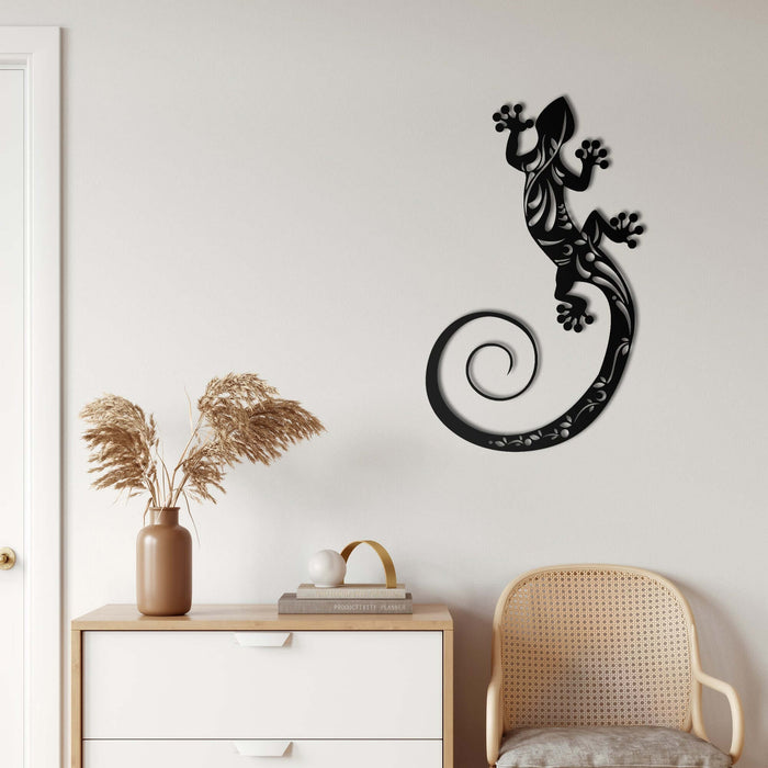 Lizard Metal Wall Art - Decor available at Dekadron for $79.90