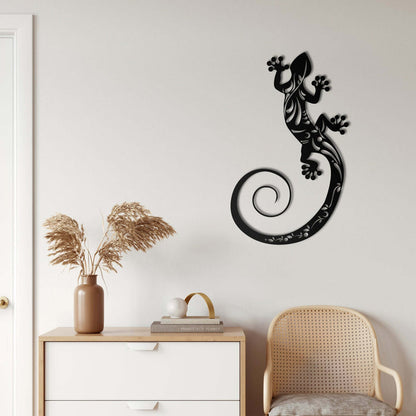 Lizard Metal Wall Art - Decor available at Dekadron for $79.90