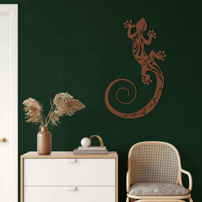 Lizard Metal Wall Art - Decor available at Dekadron for $69.90