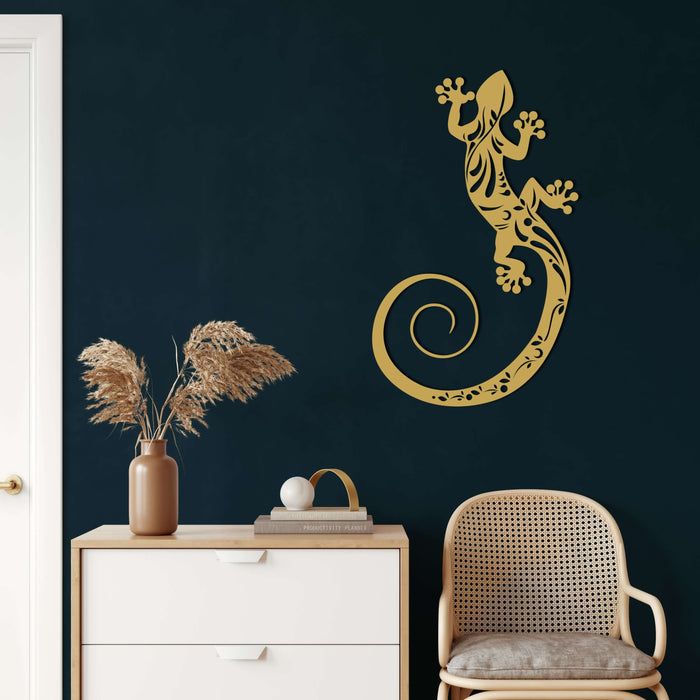 Lizard Metal Wall Art - Decor available at Dekadron for $69.90