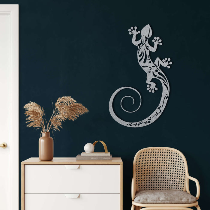 Lizard Metal Wall Art - Decor available at Dekadron for $69.90