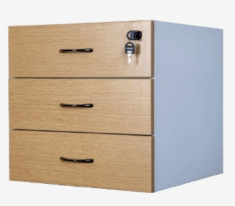 Logan Fixed Pedestal - 3 Drawer
