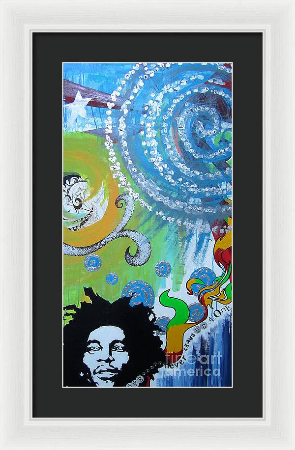 10.5" x 20" / White / Black