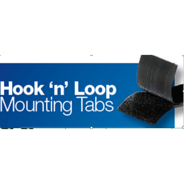Hook and Loop with Strong Sticker - pack of 6