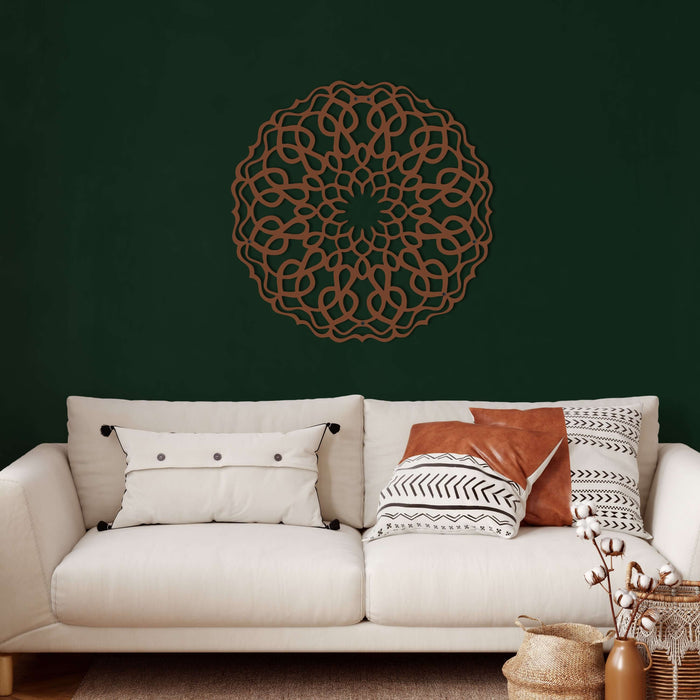 Mandala Metal Wall Art - Decor available at Dekadron for $74.90