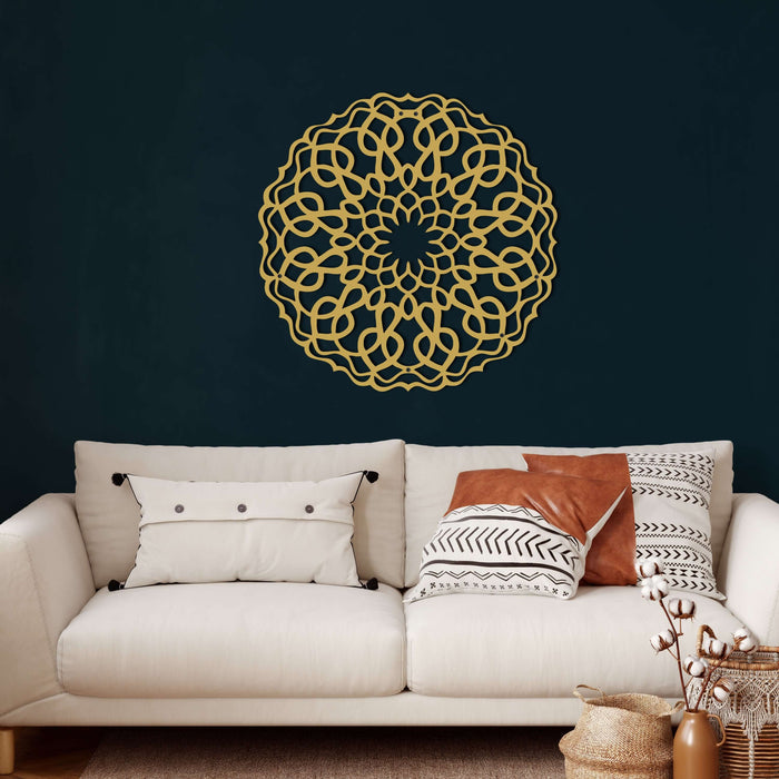 Mandala Metal Wall Art - Decor available at Dekadron for $74.90