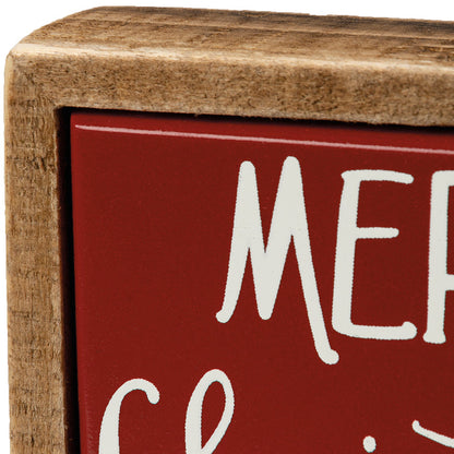 "Merry Christmas" Box Sign #100-C177