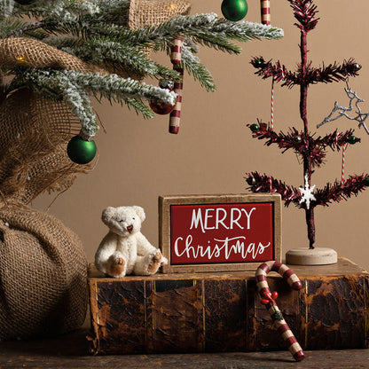 "Merry Christmas" Box Sign #100-C177