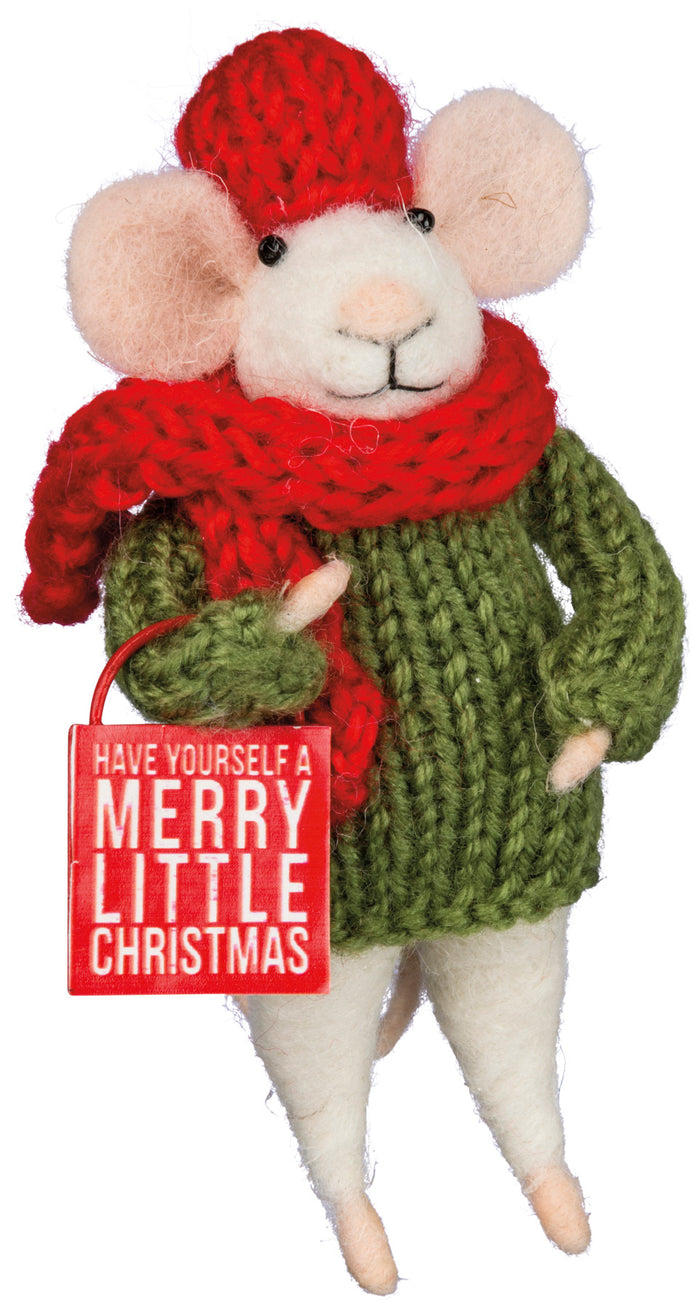"Merry Little Christmas Mouse" Christmas Critter #100-C251