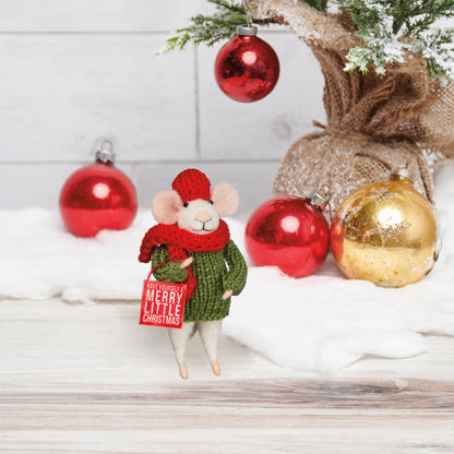 "Merry Little Christmas Mouse" Christmas Critter #100-C251