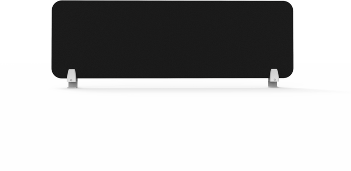 Side Mounted / Black / White Powdercoat