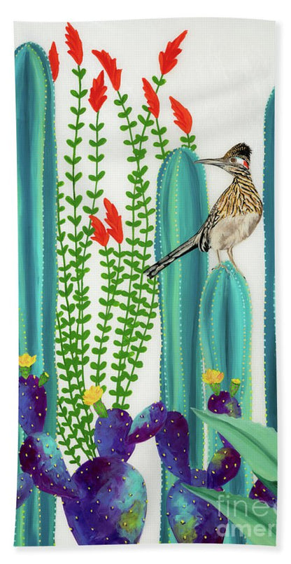 On Perch II - Beach Towel