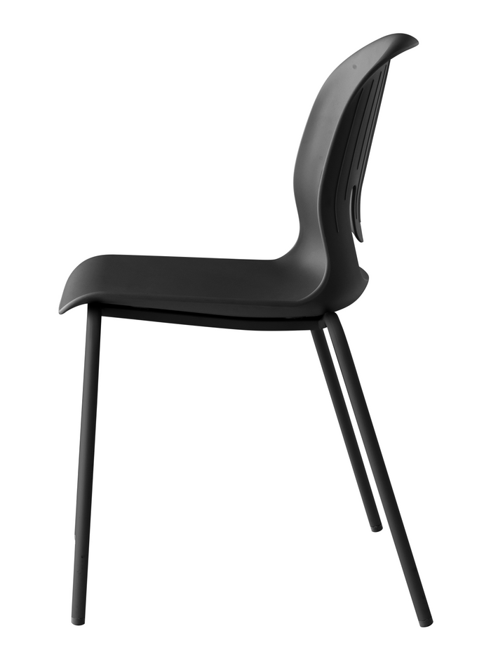 Palette Chair With Black Steel 4-Leg Frame