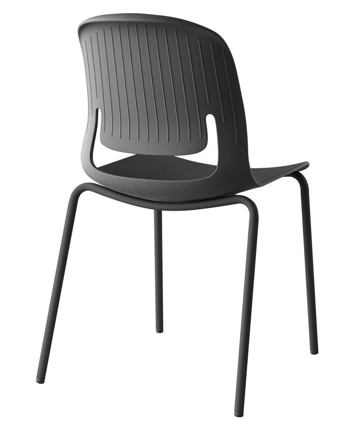 Palette Chair With Black Steel 4-Leg Frame
