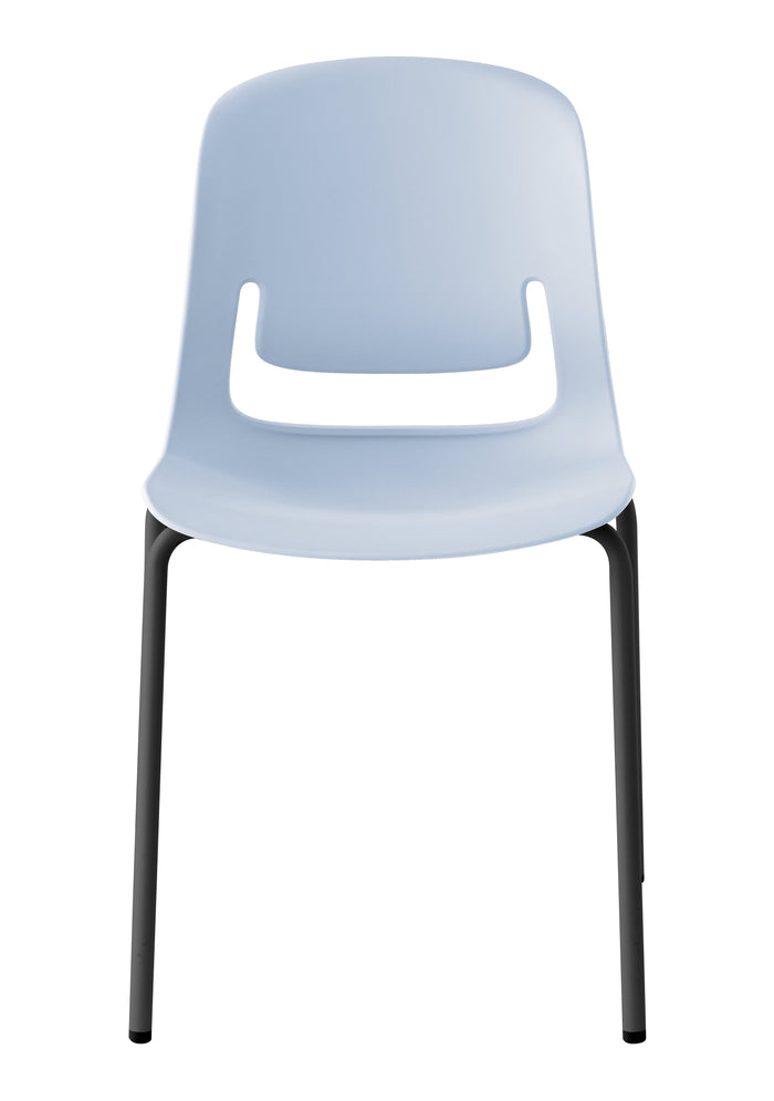 Palette Chair With Black Steel 4-Leg Frame
