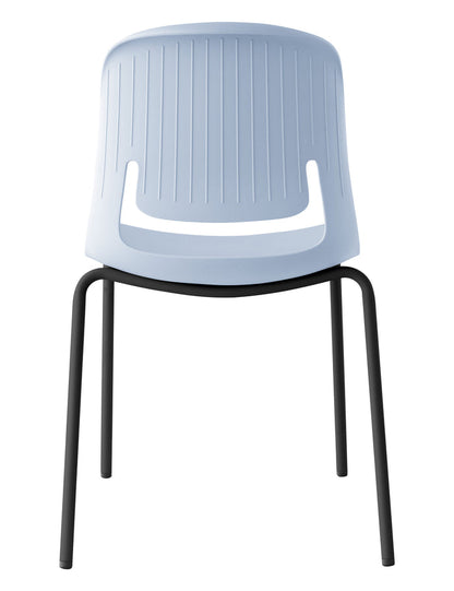 Palette Chair With Black Steel 4-Leg Frame