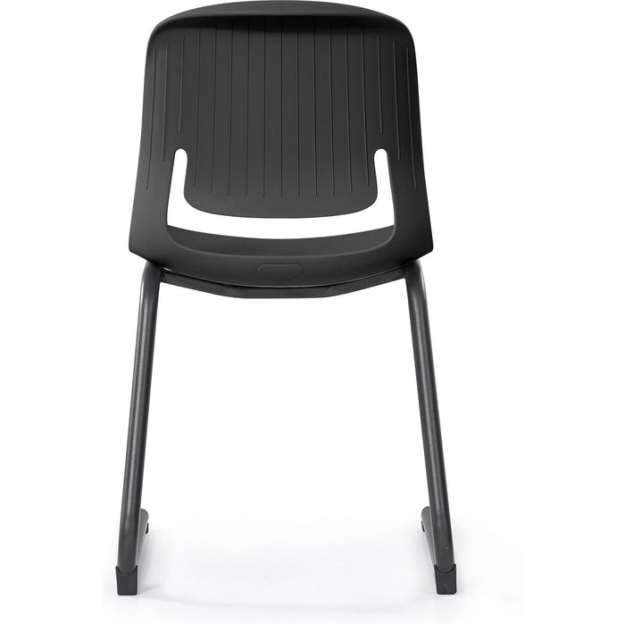Palette Chair With Black Steel Reverse Cantilever Frame