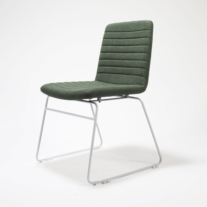 Olive Fabric / White P/C