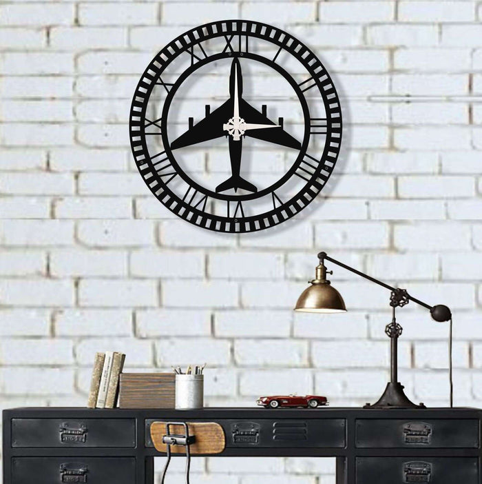Plane Clock - Wall Clocks available at Dekadron for $69.90