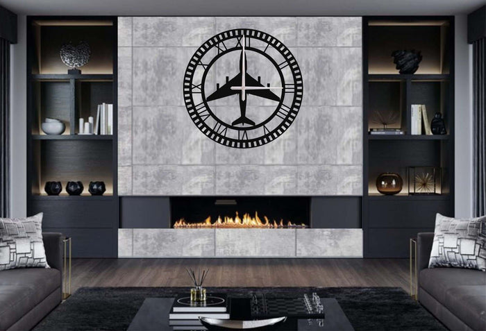 Plane Clock - Wall Clocks available at Dekadron for $69.90