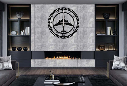 Plane Clock - Wall Clocks available at Dekadron for $69.90