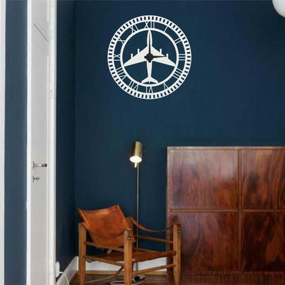 Plane Clock - Wall Clocks available at Dekadron for $74.90